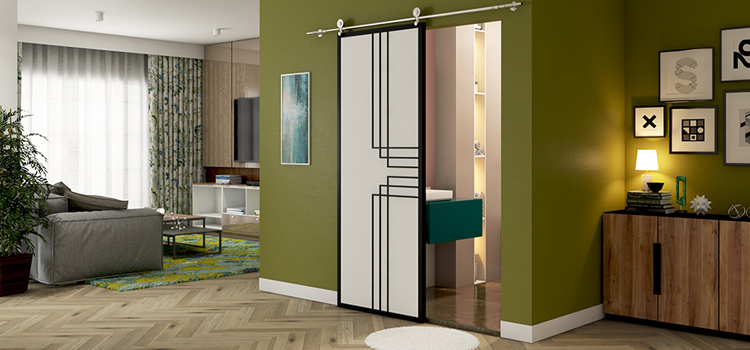 sliding bathroom door installation in Mission Viejo
